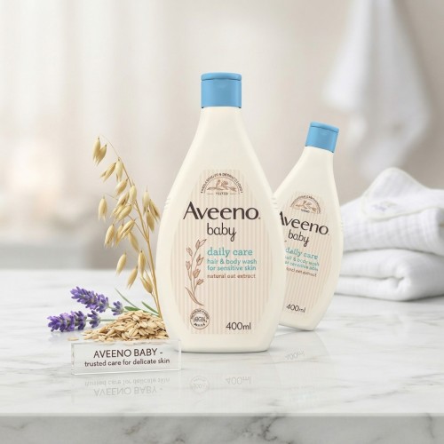 Aveeno Baby hair & body wash 400ml (Italy) for sensitive skin